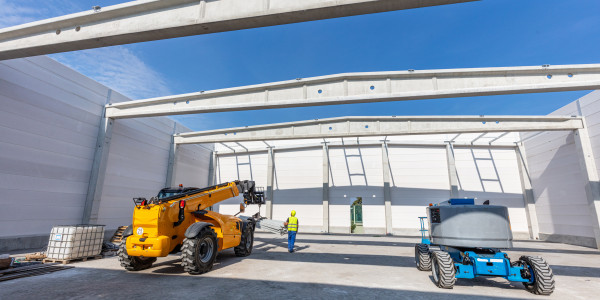 Pintar Fachadas de Naves Industriales, Fábricas y Almacenes Àger · Pintar Construcción de Obra Nueva